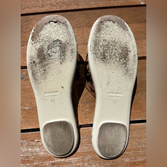 Beautiful Women’s Miu Miu Sandals - Picture 4 of 5